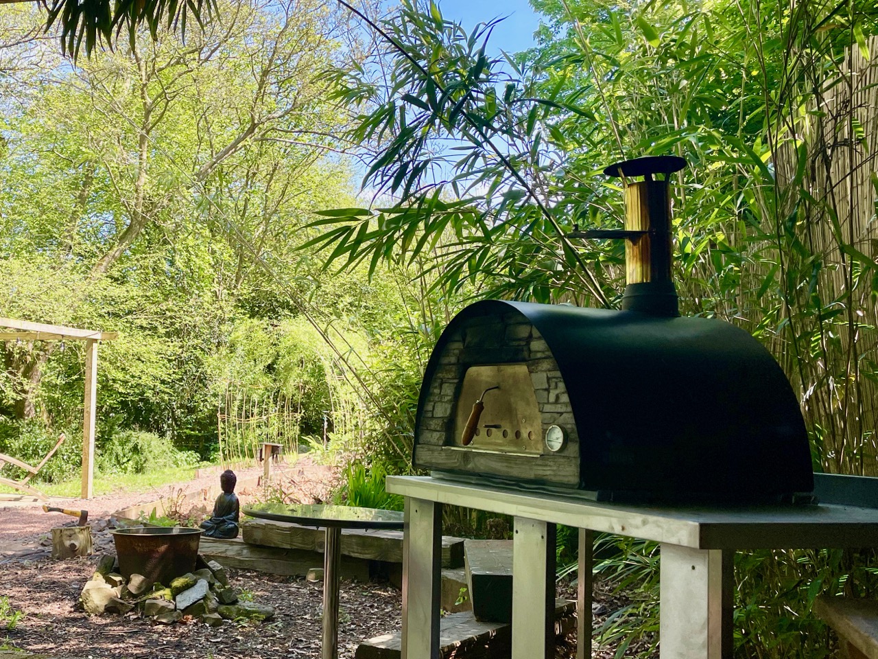 Wood Fired Pizza Oven - Weavers Yurt Devon
